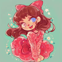 Rendition of me by @CandieMeraki on Twitter