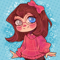 Rendition of me by @CandieMeraki on Twitter