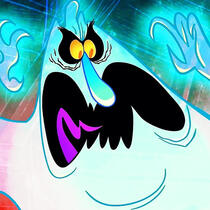 Scratch looking menacing from The Ghost and Molly McGee